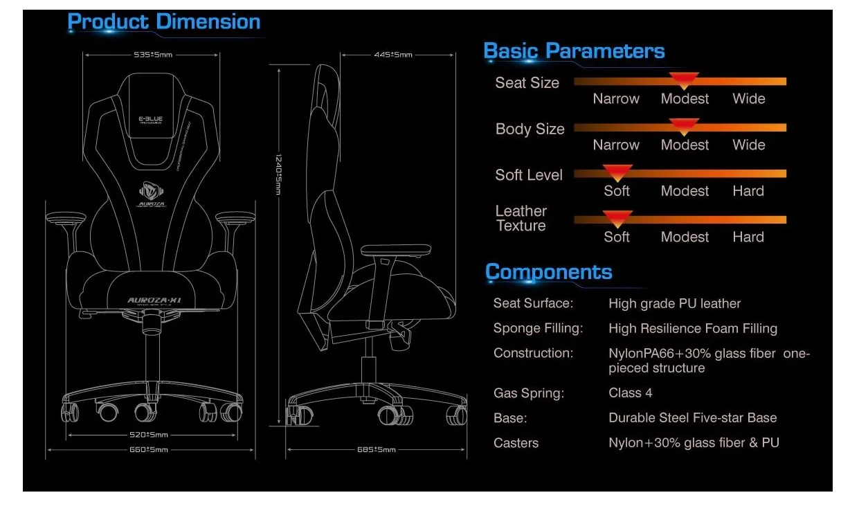 E-Blue Auroza Gaming Chair