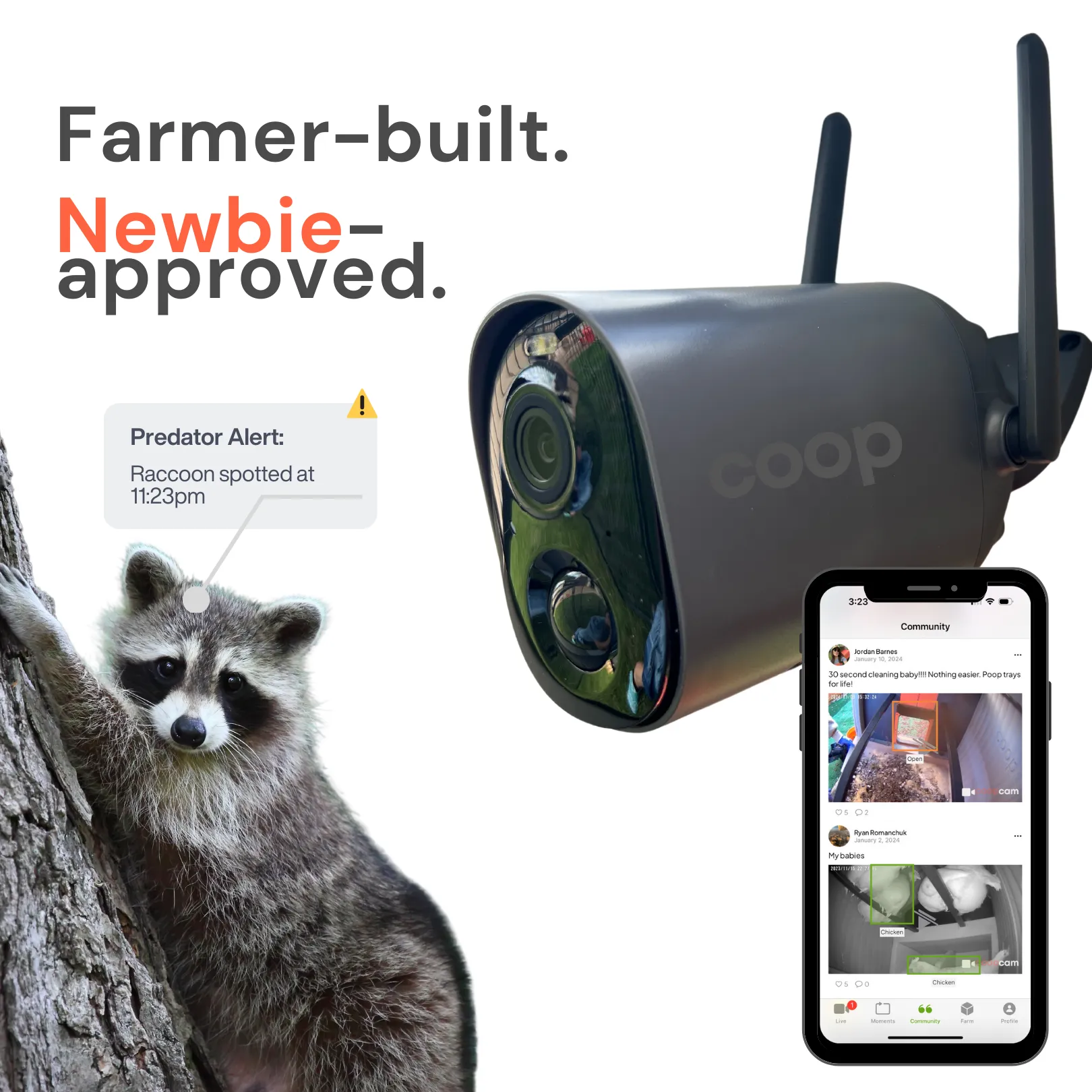 EggsteinAI CoopCam: 24/7 Flock Security
