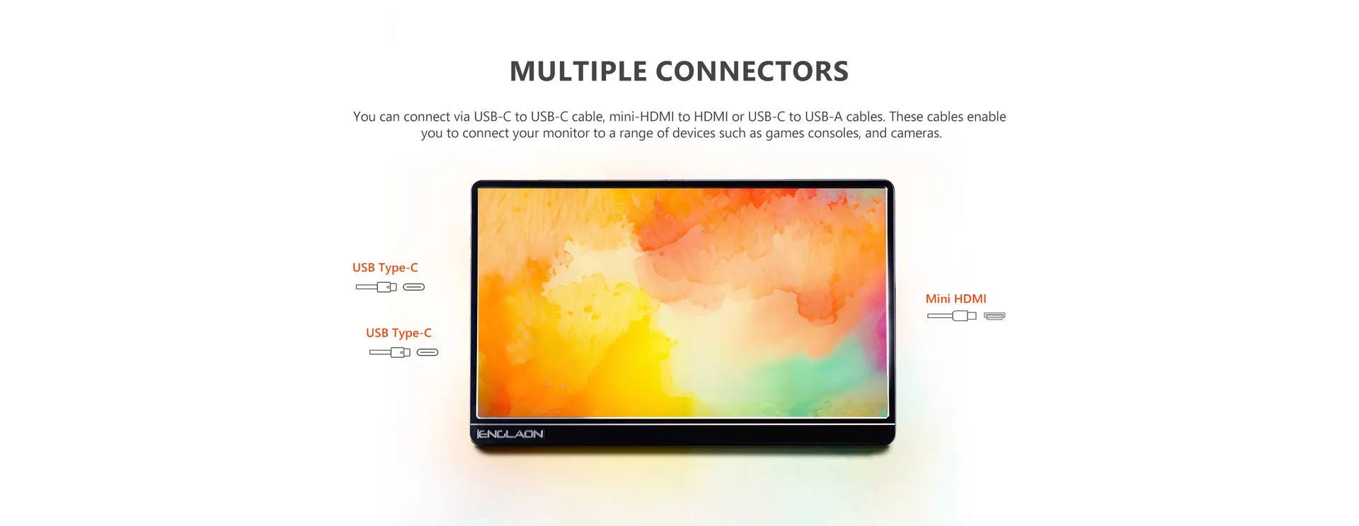 ENGLAON 15.6” Full HD IPS LED Portable Monitor