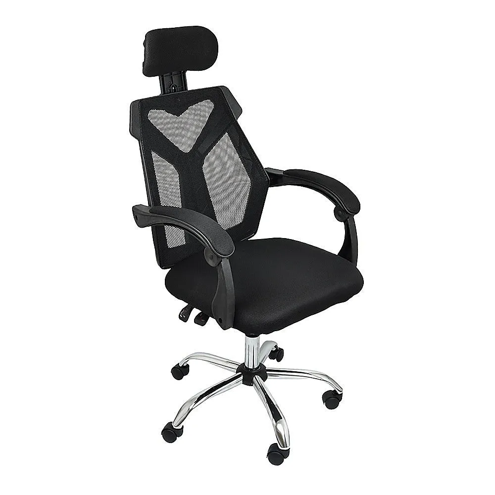 Ergonomic Mesh Office Chair with Lumbar Support, Black