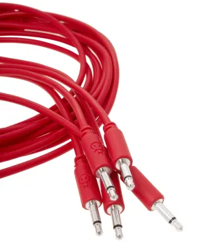 Erica Synths 30cm Red Patch Cables x 5