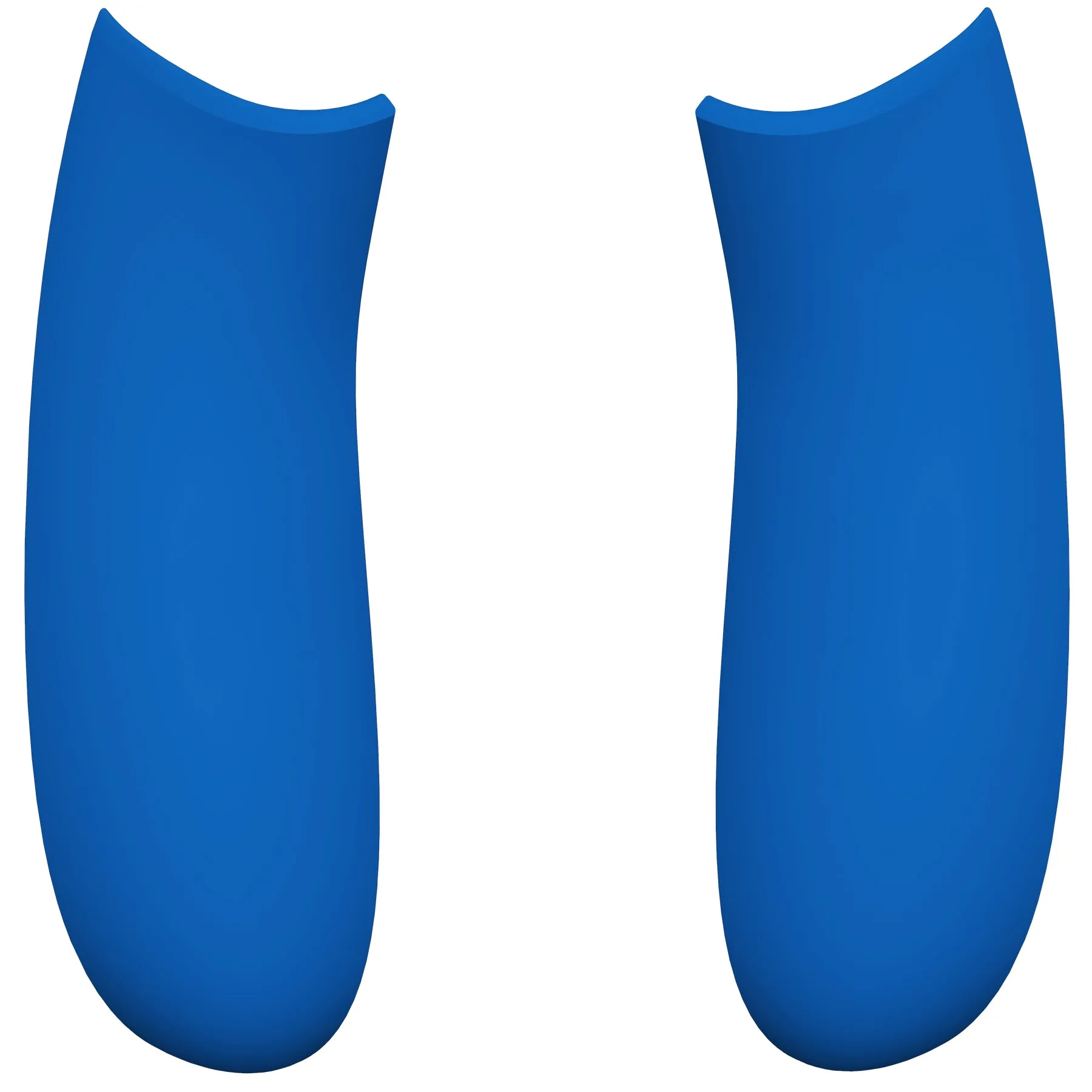 eXtremeRate Blue Soft Touch Grip Back Panels, Comfortable Non-Slip Side Rails Handles, Game Improvement Replacement Parts for Xbox Series S / X Controller - Controller NOT Included - PX3P305