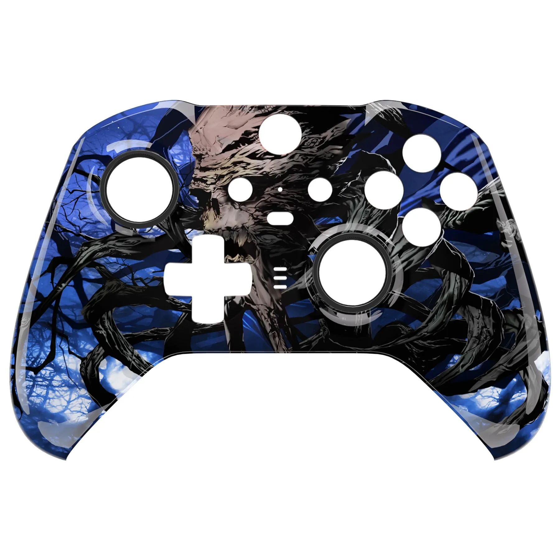 eXtremeRate Glow in Dark - The Awakening of the Earth Lord Faceplate Housing Shell Case for Xbox One Elite Series 2 Controller Model 1797 and Core Model 1797 and Core Model 1797 - Thumbstick Accent Rings Included - ELT149