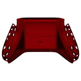 eXtremeRate Scarlet Red Soft Touch Replacement Back Shell w/ Battery Cover for Xbox Series S/X Controller - Controller & Side Rails NOT Included - BX3P303