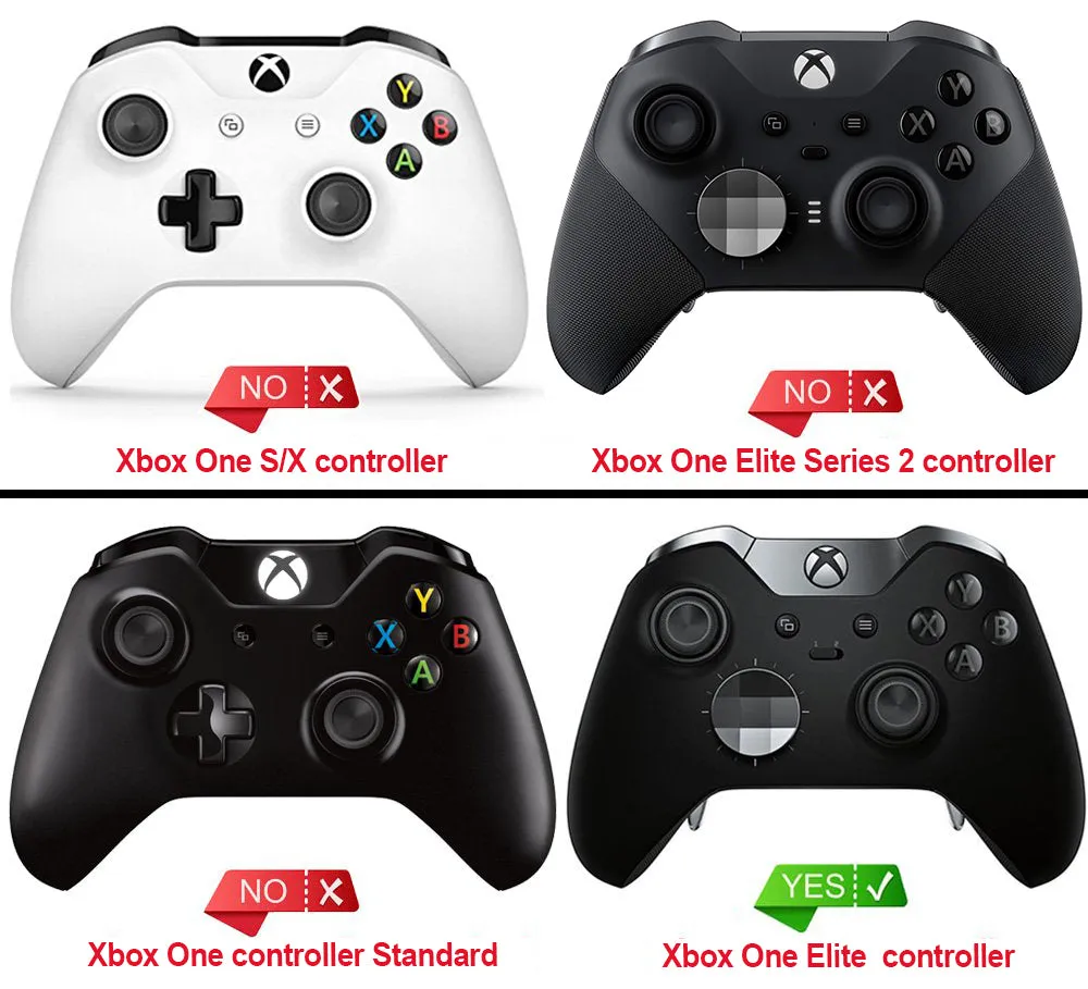 eXtremeRate Soft Touch Red Rubberized Right Left Side Rails, Replacement Rear Handle Grips, Back Panels Faceplates Kits for Xbox One Elite Controller (Model 1698) - XOJ1125