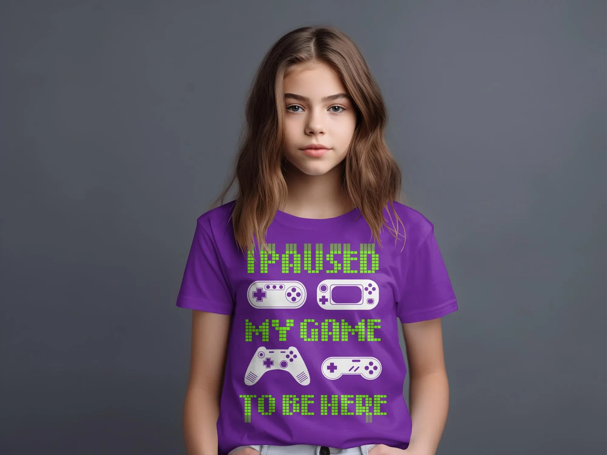 Funny Console Controllers I Paused My Game T-Shirt