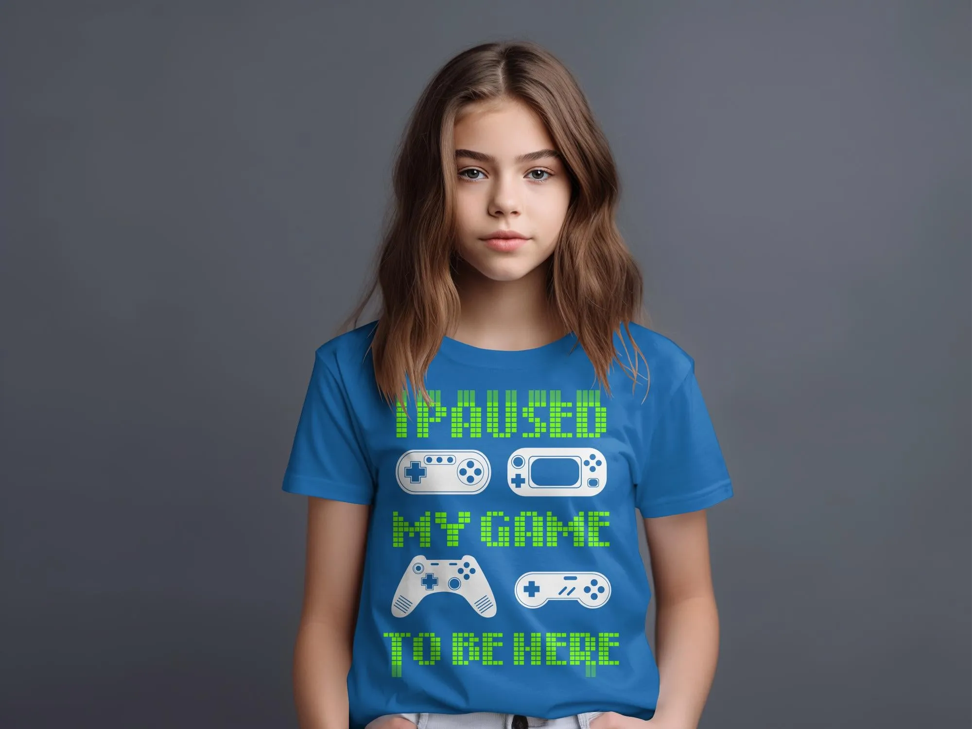 Funny Console Controllers I Paused My Game T-Shirt