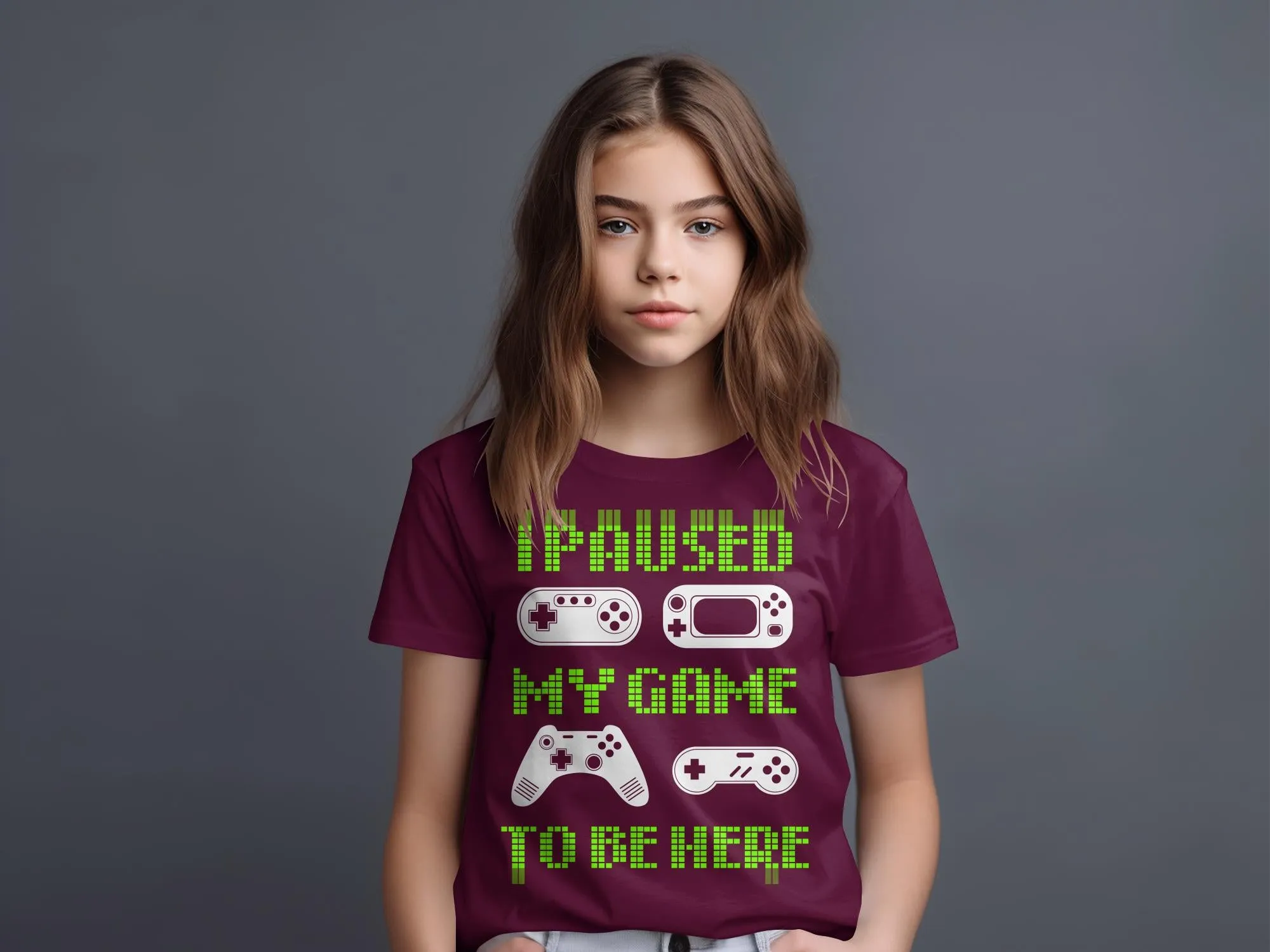 Funny Console Controllers I Paused My Game T-Shirt