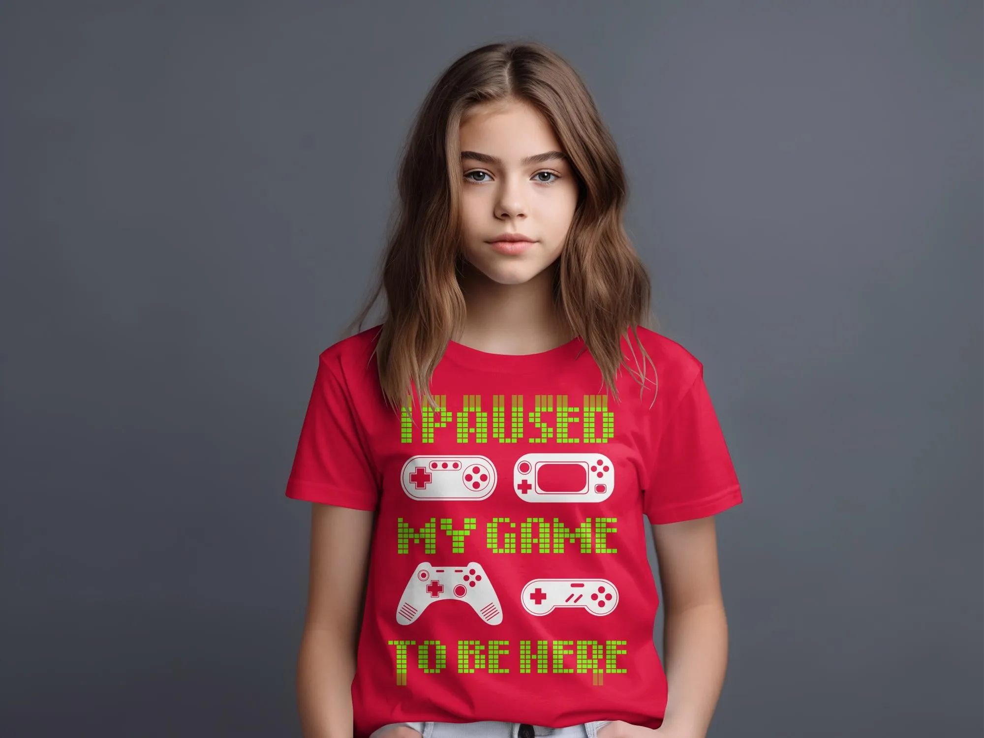 Funny Console Controllers I Paused My Game T-Shirt