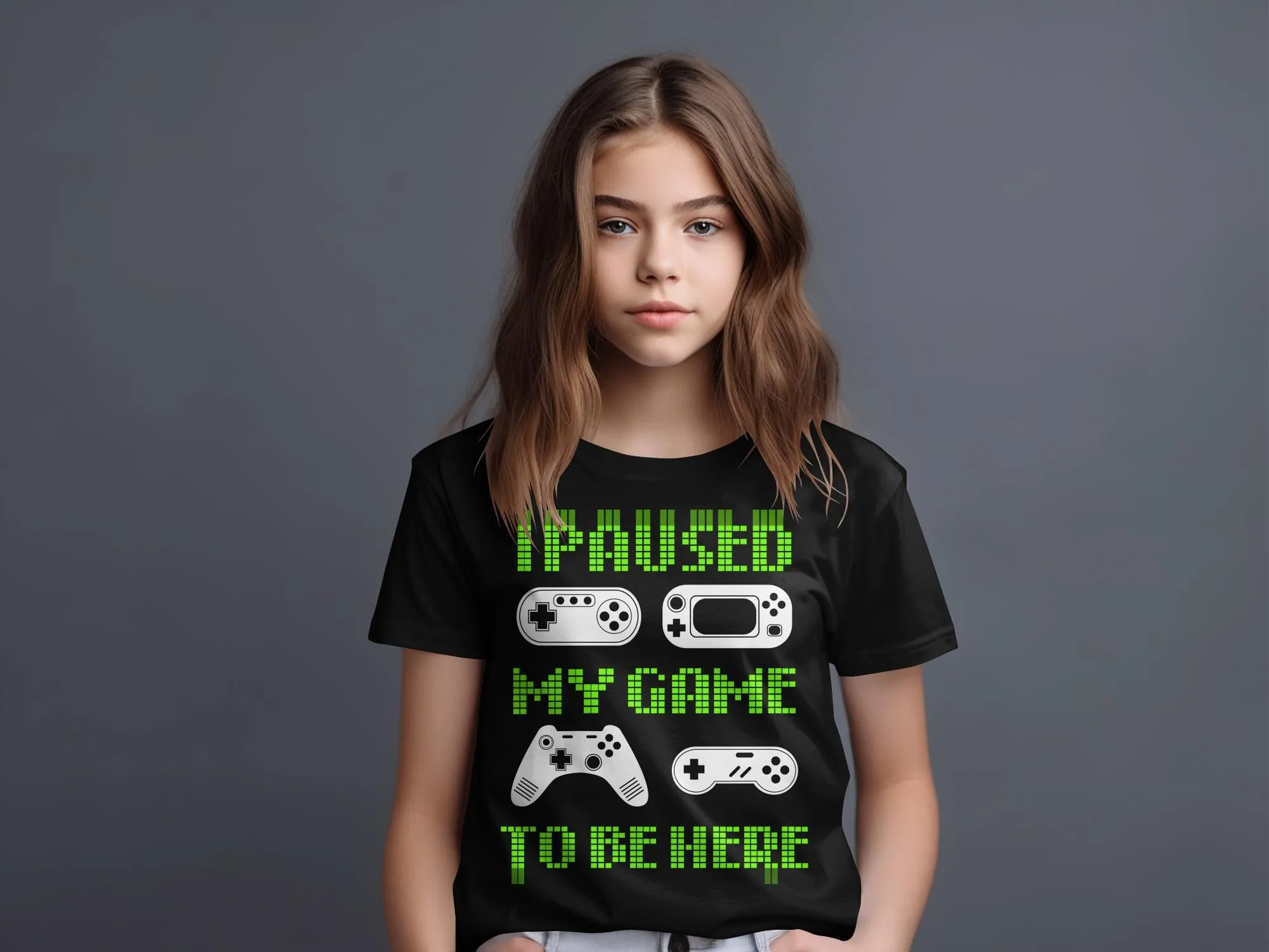 Funny Console Controllers I Paused My Game T-Shirt