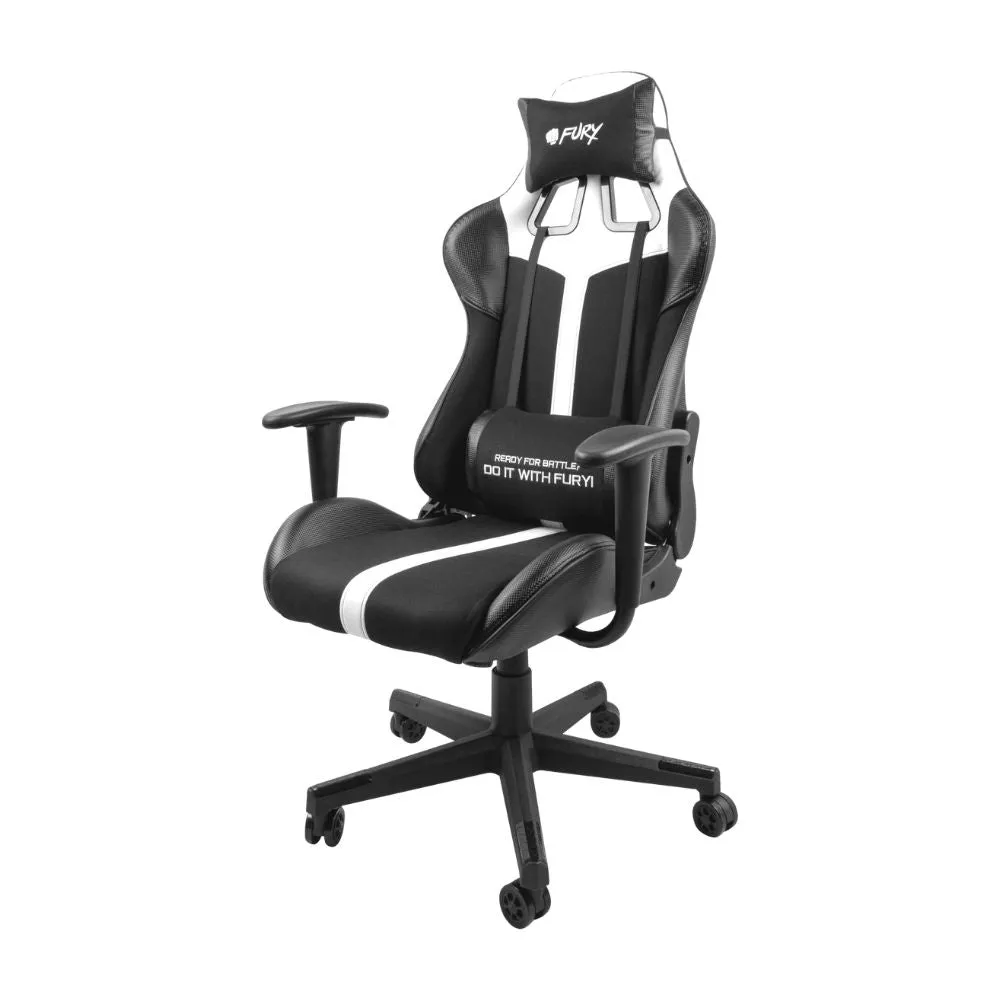 FURY Avenger XL Gaming Chair Black/ White