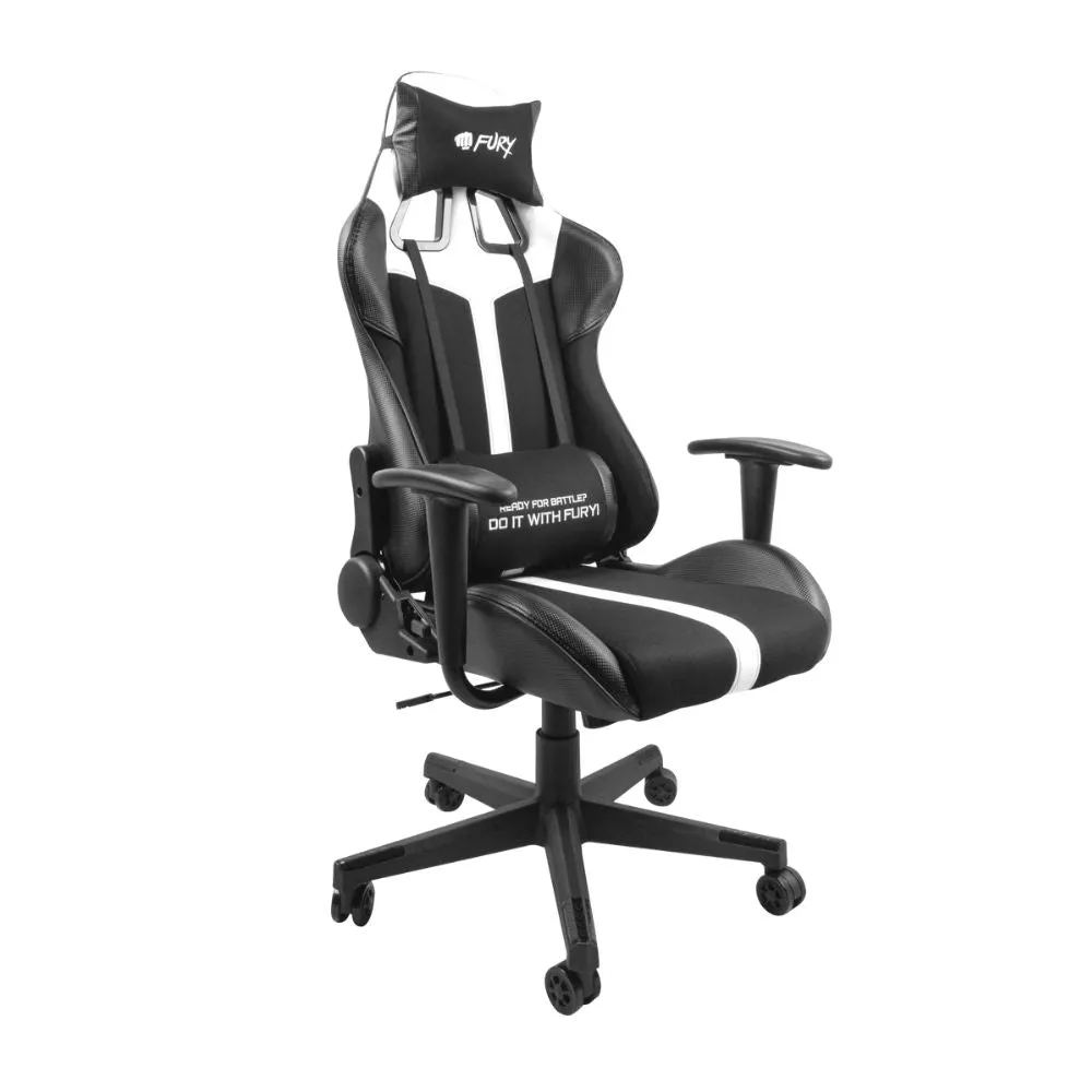 FURY Avenger XL Gaming Chair Black/ White