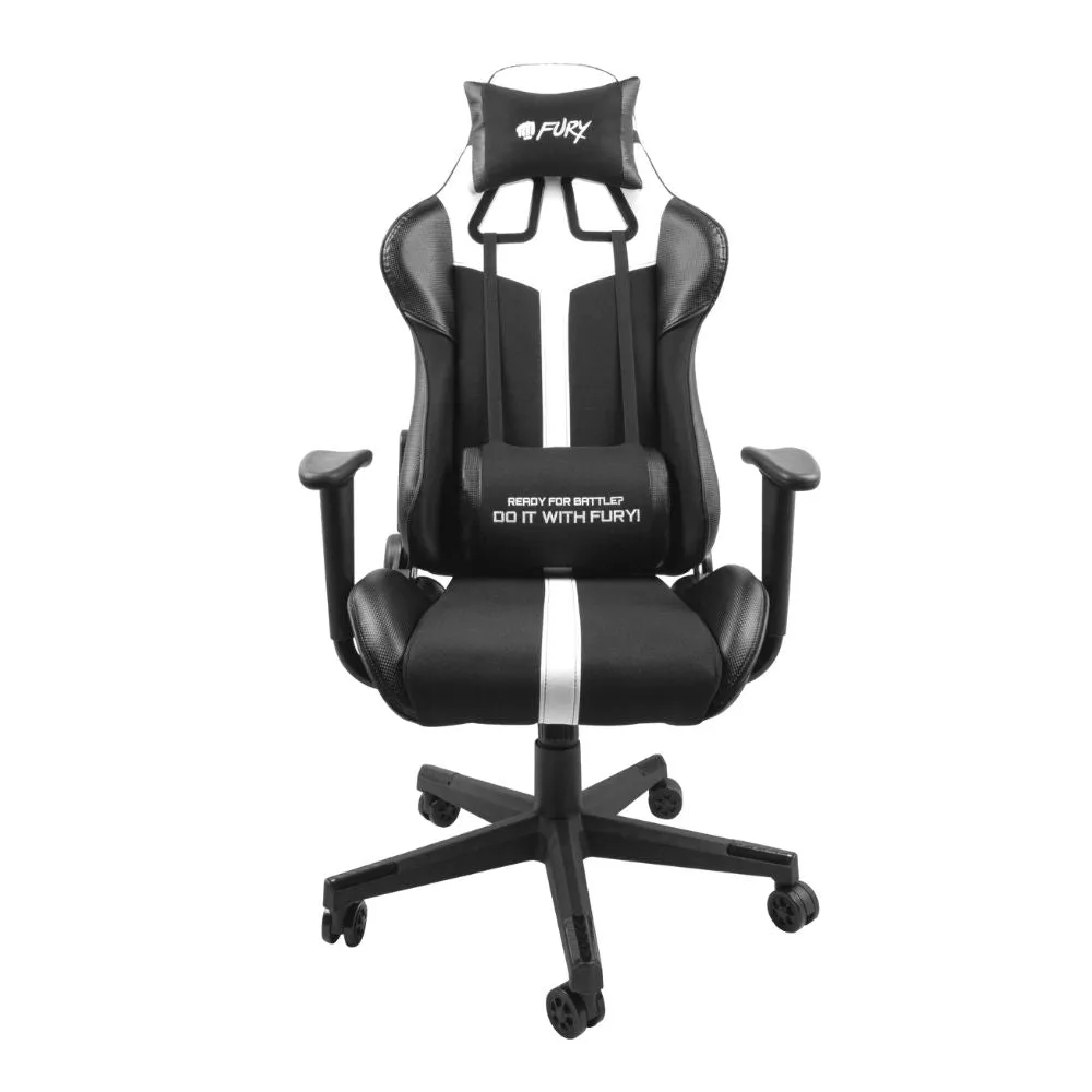 FURY Avenger XL Gaming Chair Black/ White