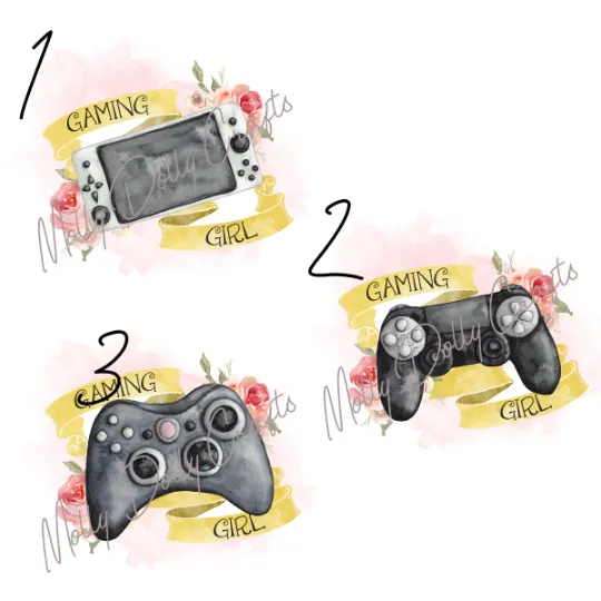 Gaming Girl Personalised Money Pot