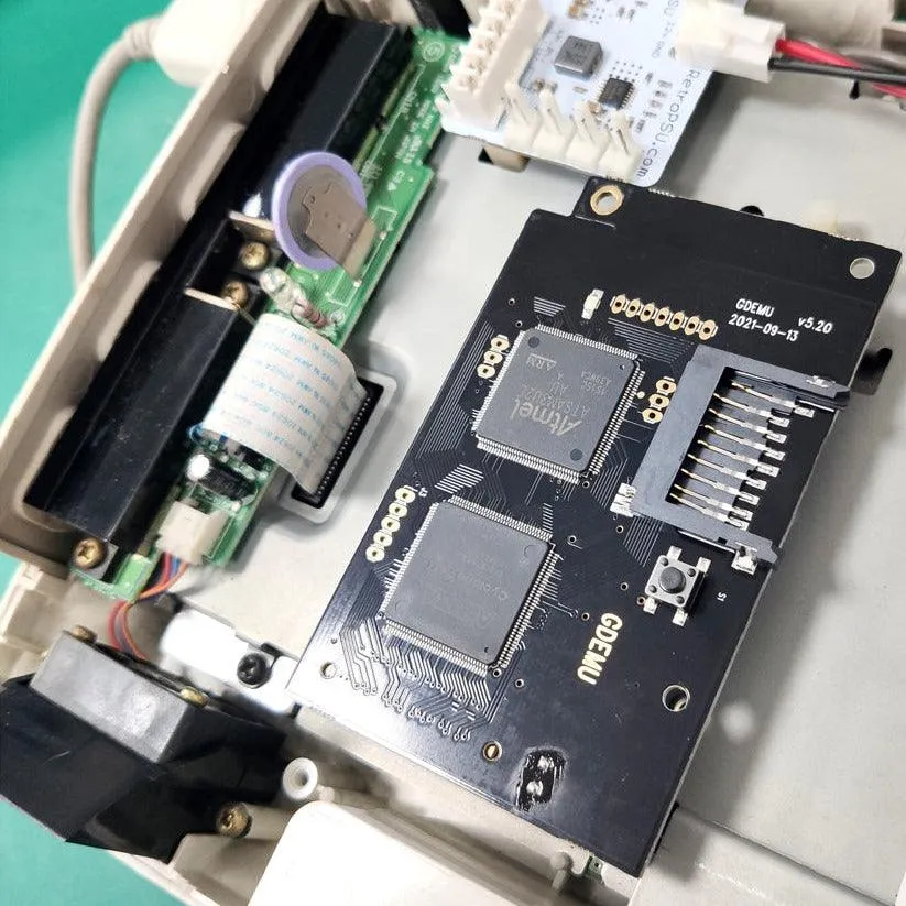 GDEMU V5.20 Optical Drive Simulation Board for SEGA Dreamcast DC VA1 Console Dreamcast SD Card Drive