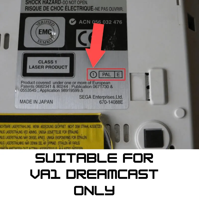 GDEMU V5.20 Optical Drive Simulation Board for SEGA Dreamcast DC VA1 Console Dreamcast SD Card Drive