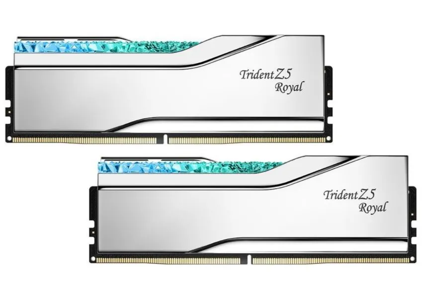 G.SKILL 48GB Kit (2x24GB) Trident Z5 ROYAL RGB Silver F5-7200J3646F24GX2-TR5S DDR5 7200MHz Memory