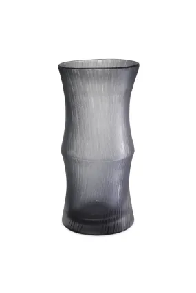 Hand Blown Glass Gray Vase | Eichholtz Thiara