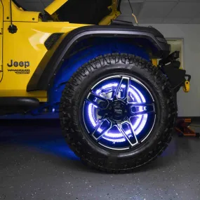 Heise HE-RGB1-W17 17" LED Wheel Light Set IP68 For RGB-CB1