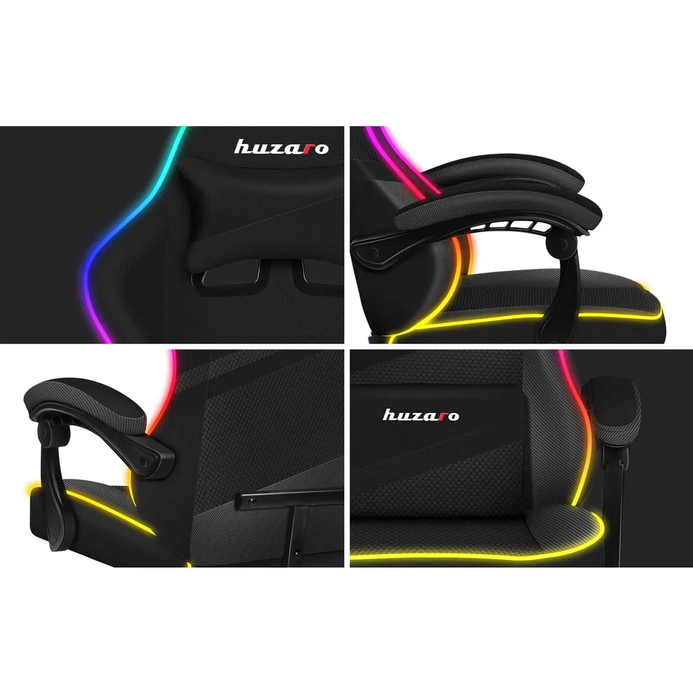 Huzaro Force 4.4 RGB Mesh Black Gaming Chair