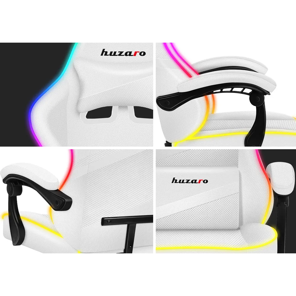 Huzaro Force 4.4 RGB White Gaming Chair