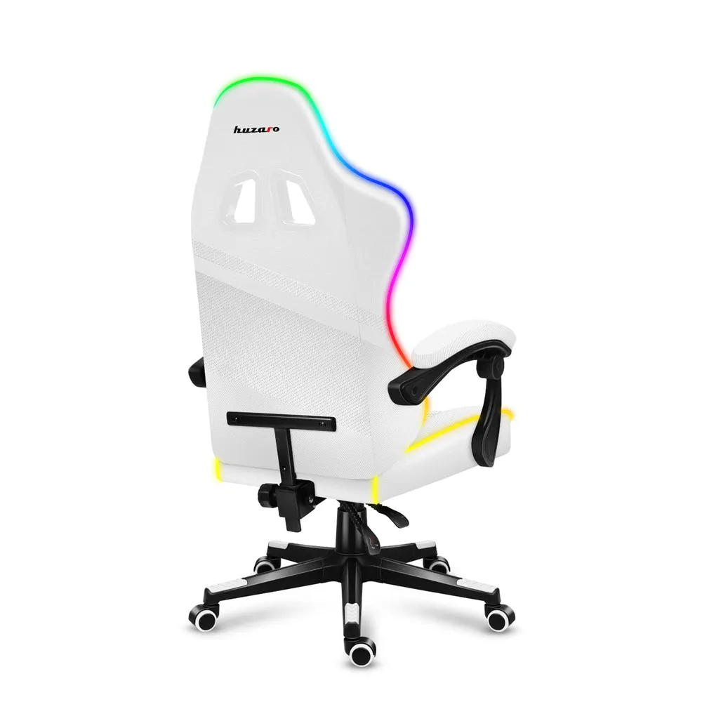 Huzaro Force 4.4 RGB White Gaming Chair