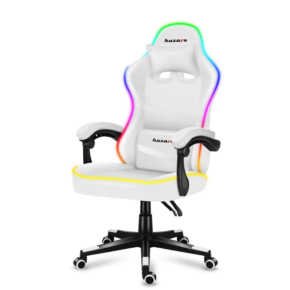 Huzaro Force 4.4 RGB White Gaming Chair