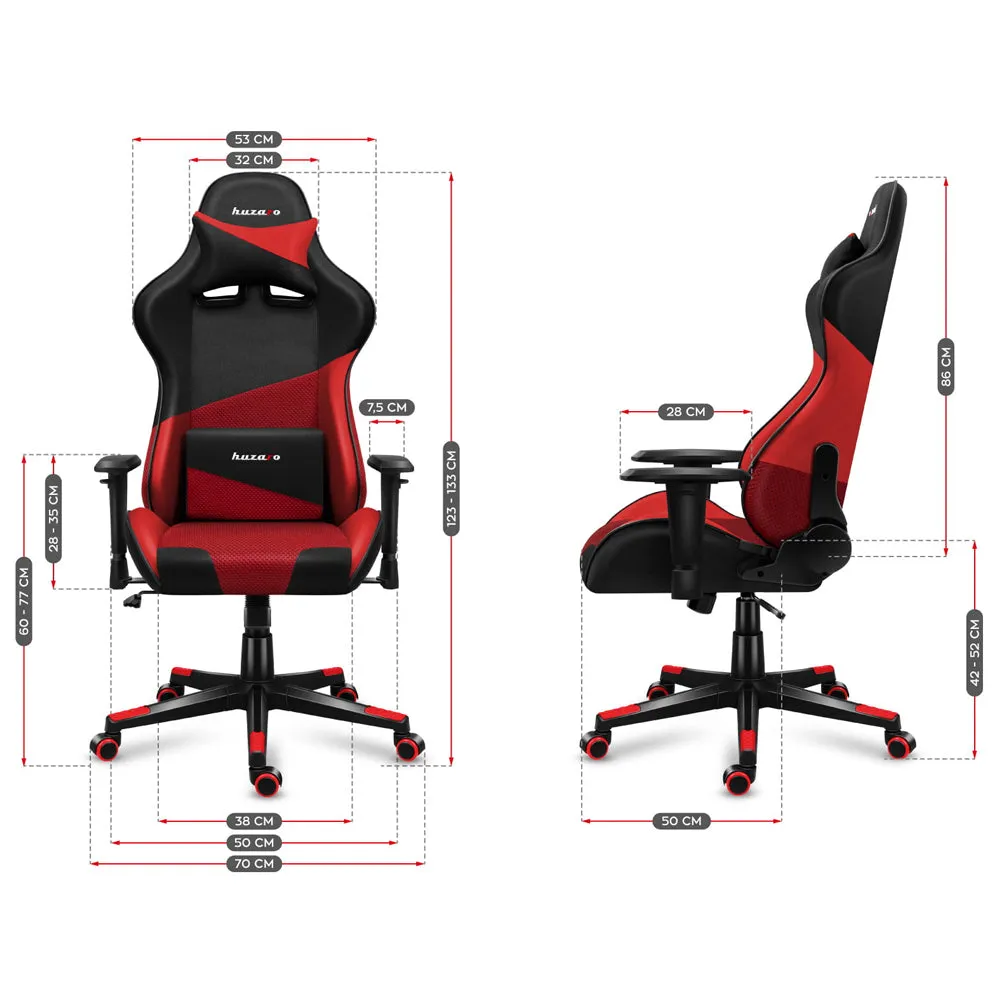 Huzaro Force 6.2 Red Mesh Gaming Chair