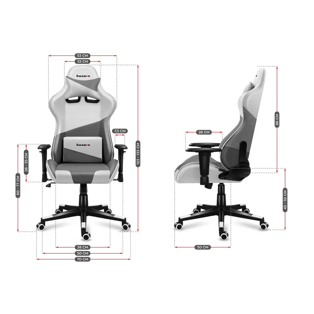 Huzaro Force 6.2 White Mesh Gaming Chair