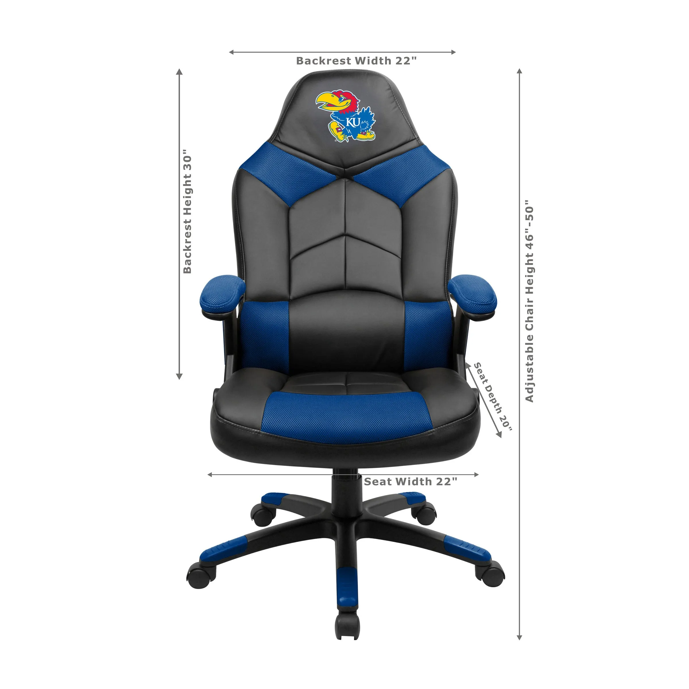 Imperial University Of Kansas Oversized Gaming Chair