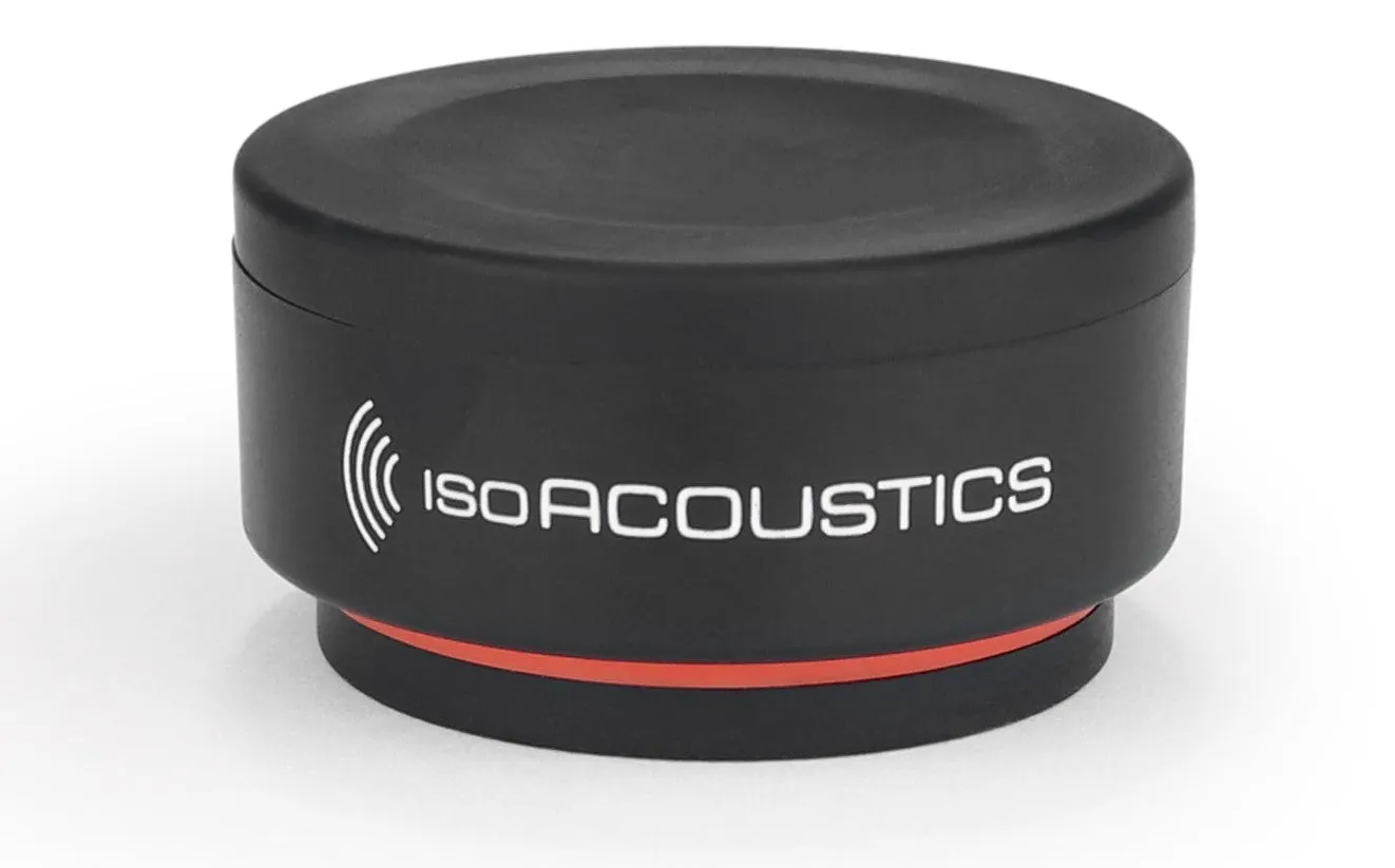 Isoacoustics ISO-PUCK Mini Vibration Isolators for Studio Monitors and Amplifiers (8-Pack)