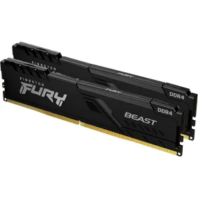 Kingston FURY Beast 16GB (2x8GB) DDR4 3200MHz CL16 Desktop Memory Kit - KF432C16BBK2/16