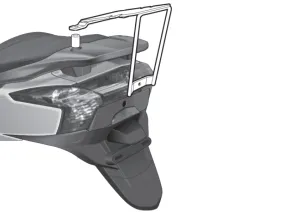 Kymco Downtown 125 (09-15) SHAD Top Box Fitting Kit