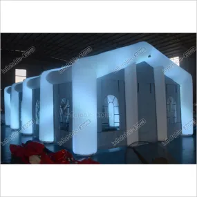 Large Inflatable Night Club Led Light Tent Inflatable Party Club Disco Blow Up Tent Portable Nightclub Hire