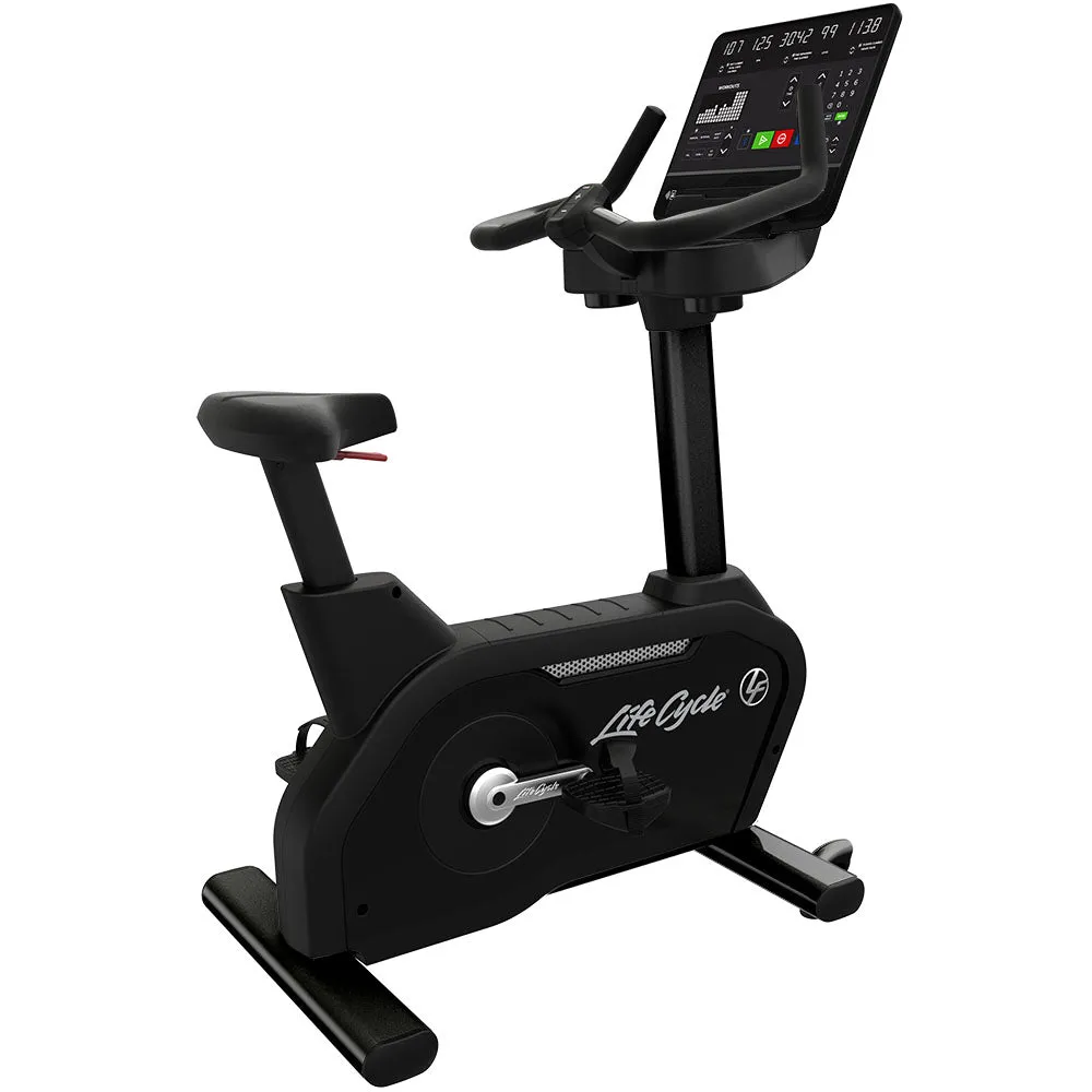 Life Fitness Club Series   Upright Bike w/ SL Console - Black