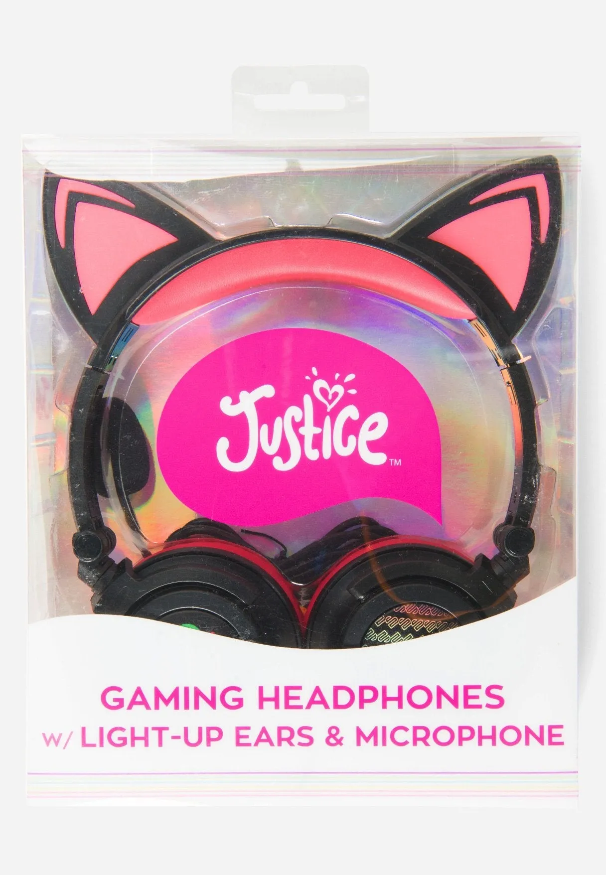 Light-Up Cat Ear Gaming Headphones