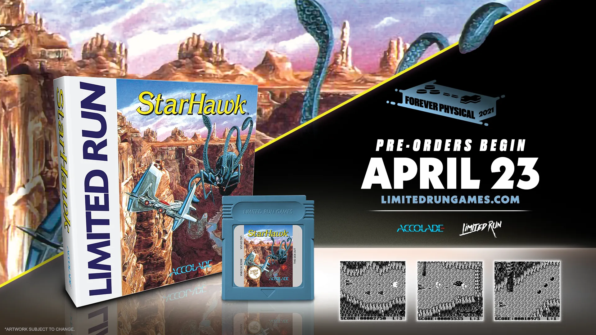 Limited Run StarHawk - GameBoy