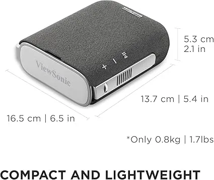 M1 X VIEWSONIC SMART LED PORTABLE WIRELESS PROJECTOR with HARMON KARDON SPEAKER