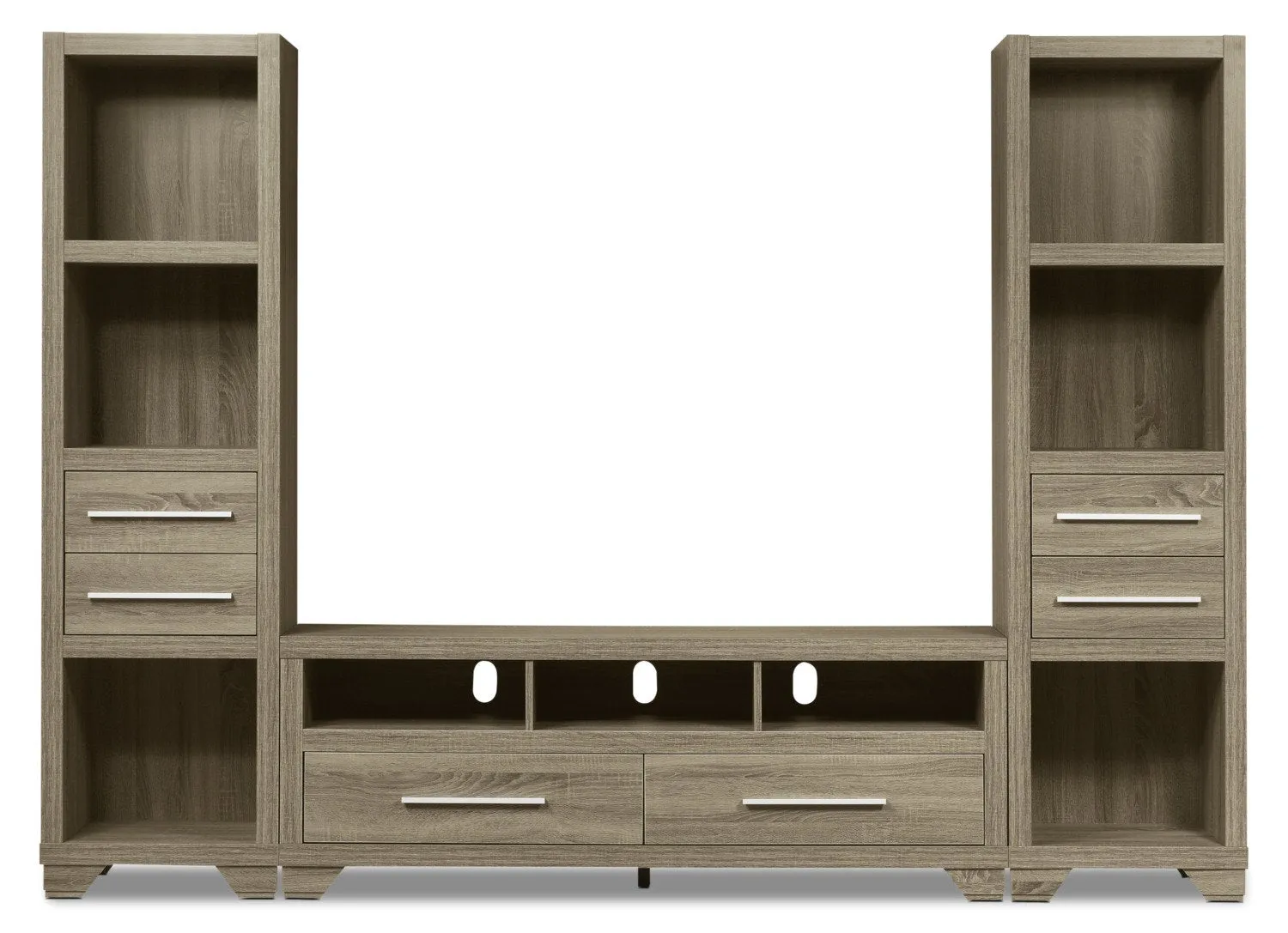 Maldon 3-Piece Entertainment Centre with 60" TV Opening - Grey