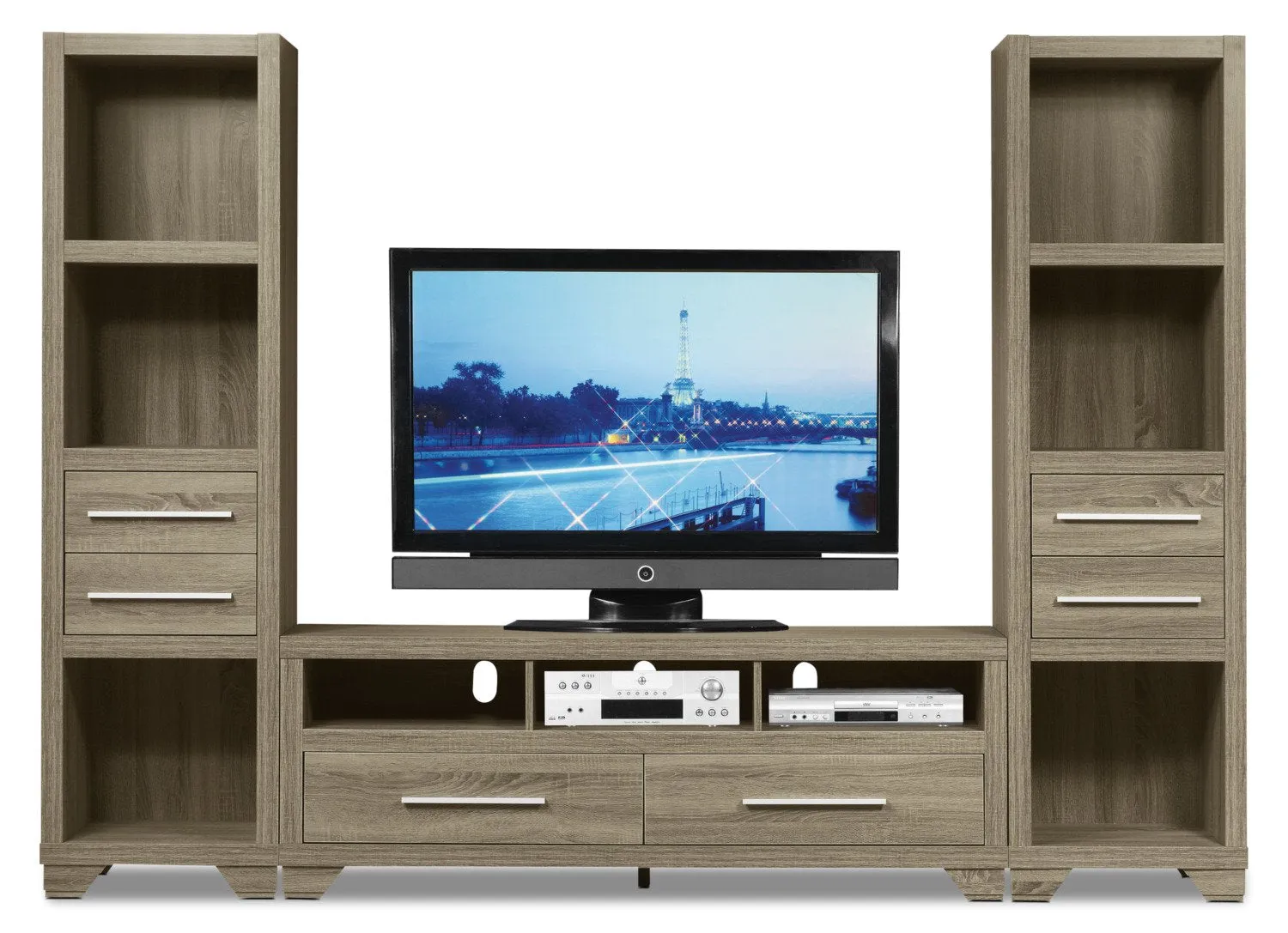 Maldon 3-Piece Entertainment Centre with 60" TV Opening - Grey