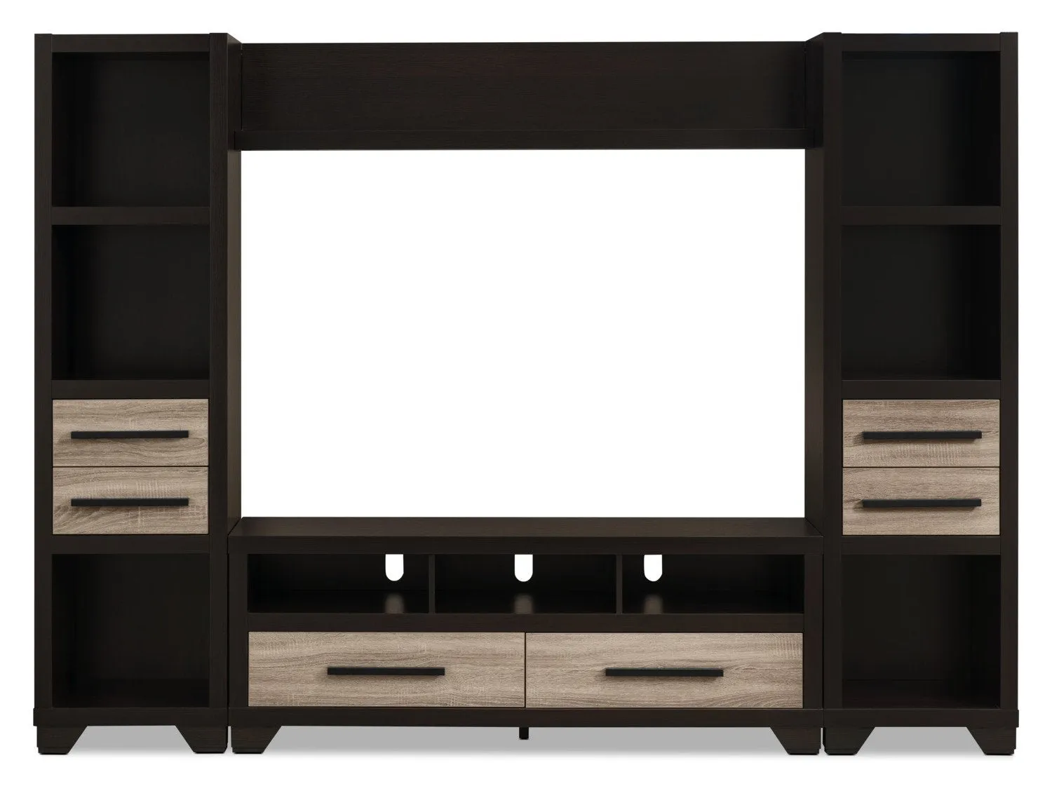 Maldon 4-Piece Entertainment Centre with 60" TV Opening - Rustic