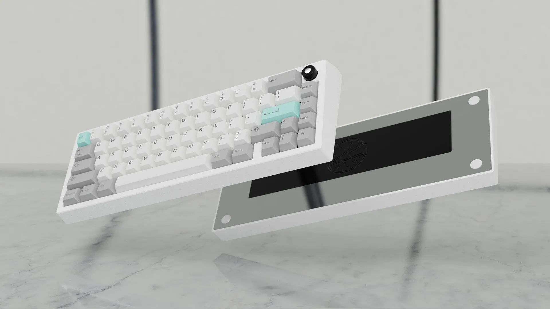 Meletrix Zoom65 V2.5 EE - Barebones Keyboard Kit - White