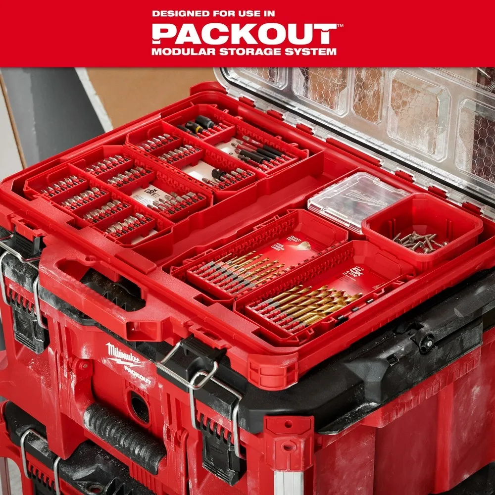 Milwaukee 48-32-9930 Customizable Small Compact Case for Impact Driver Accessories