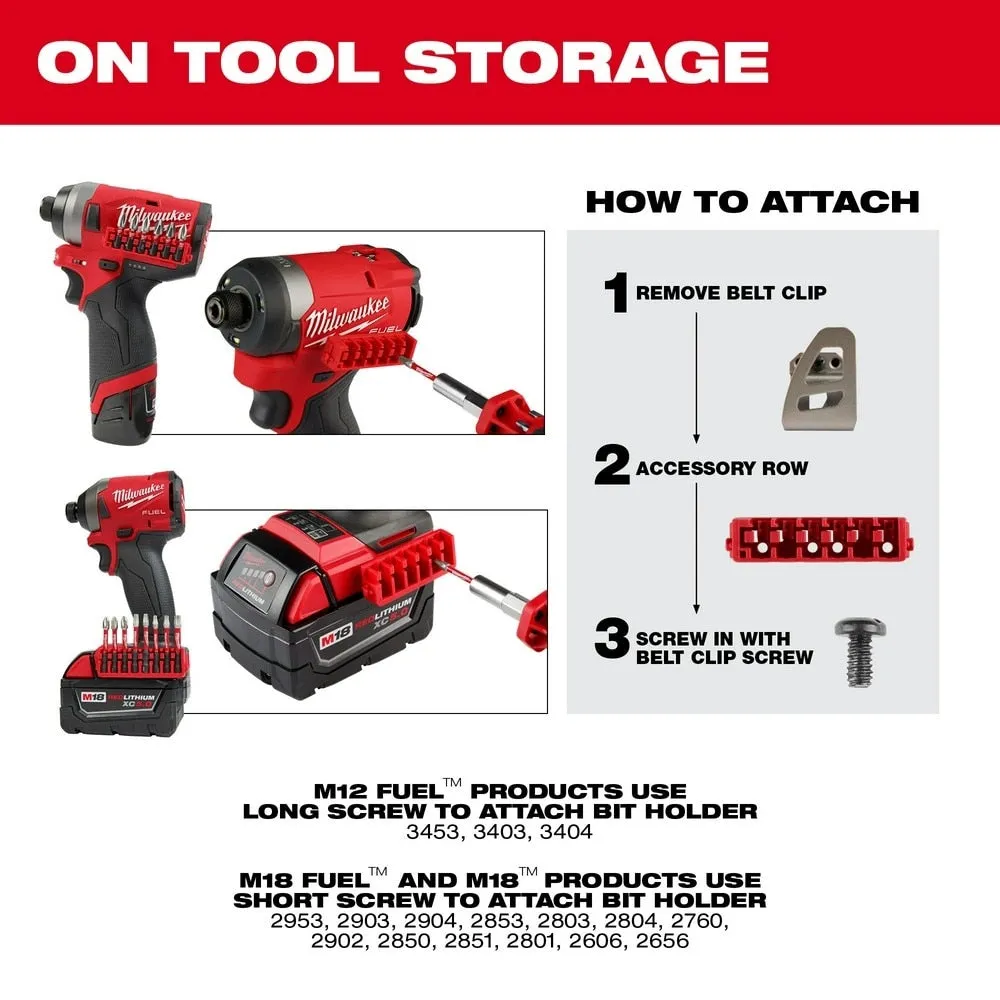 Milwaukee 48-32-9930 Customizable Small Compact Case for Impact Driver Accessories