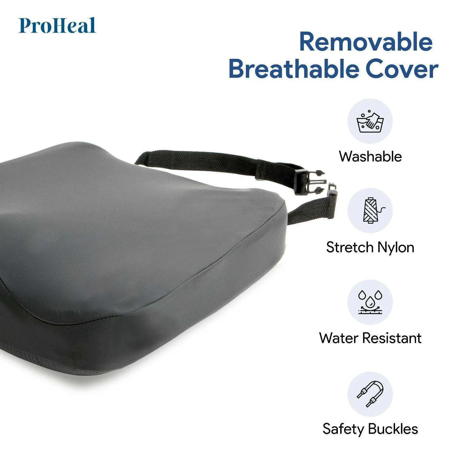 Molded Foam Bariatric Seat Cushion - Pressure Sensitive For Superior Support