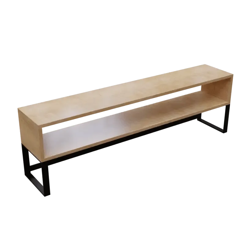 Montello TV Unit With Storage Space in Large Size in Wooden Texture