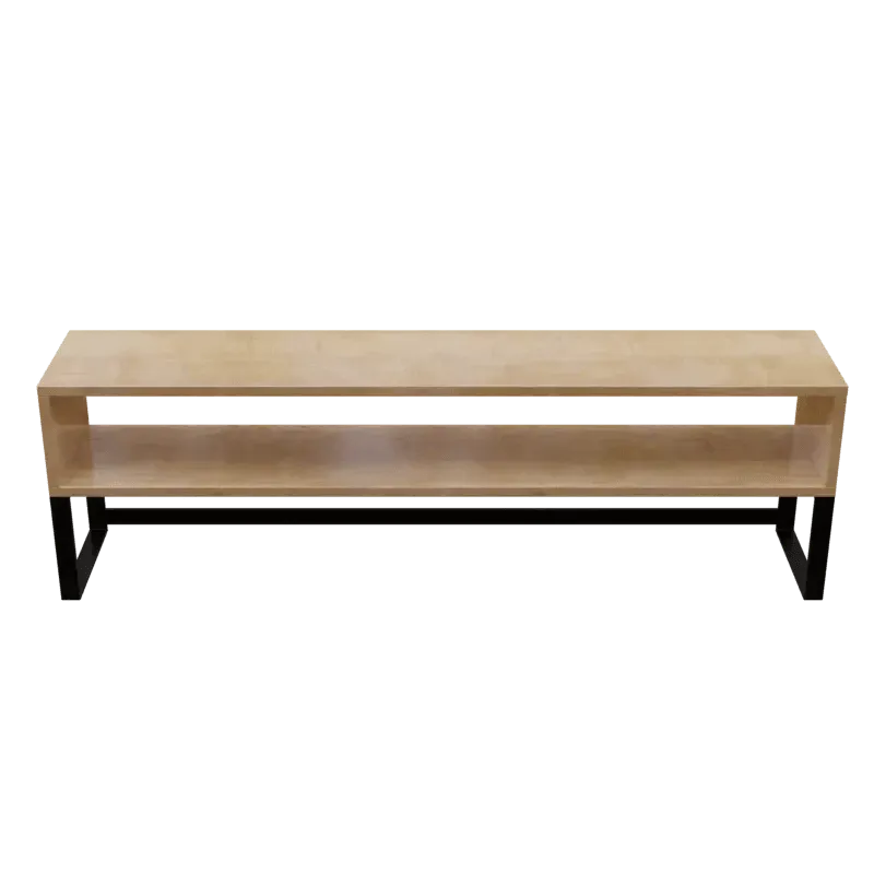 Montello TV Unit With Storage Space in Large Size in Wooden Texture