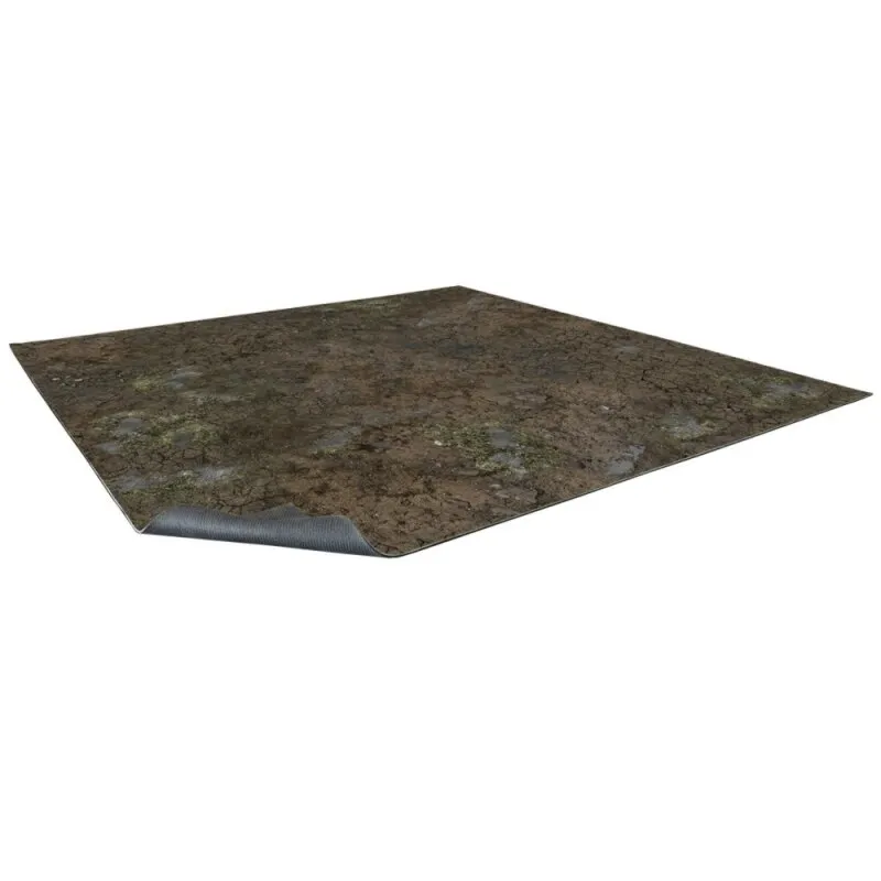 Muddy Streets Gaming Mat 2x2 - Grid