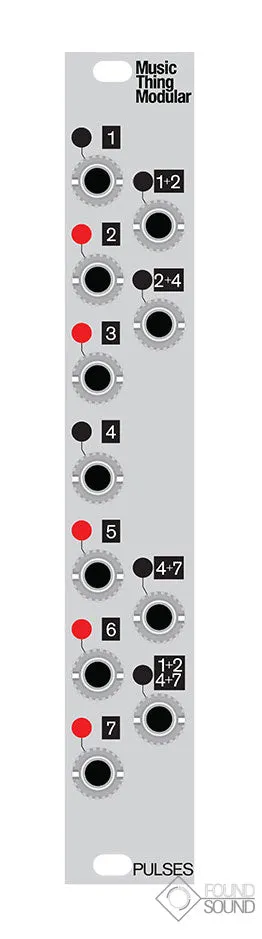 Music Thing Modular Turing Machine Pulses MkII Expander