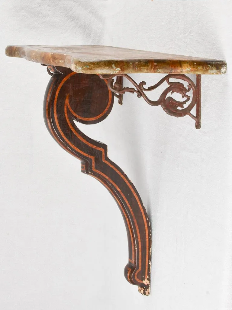 Napoleon III floating wall console 26¾"
